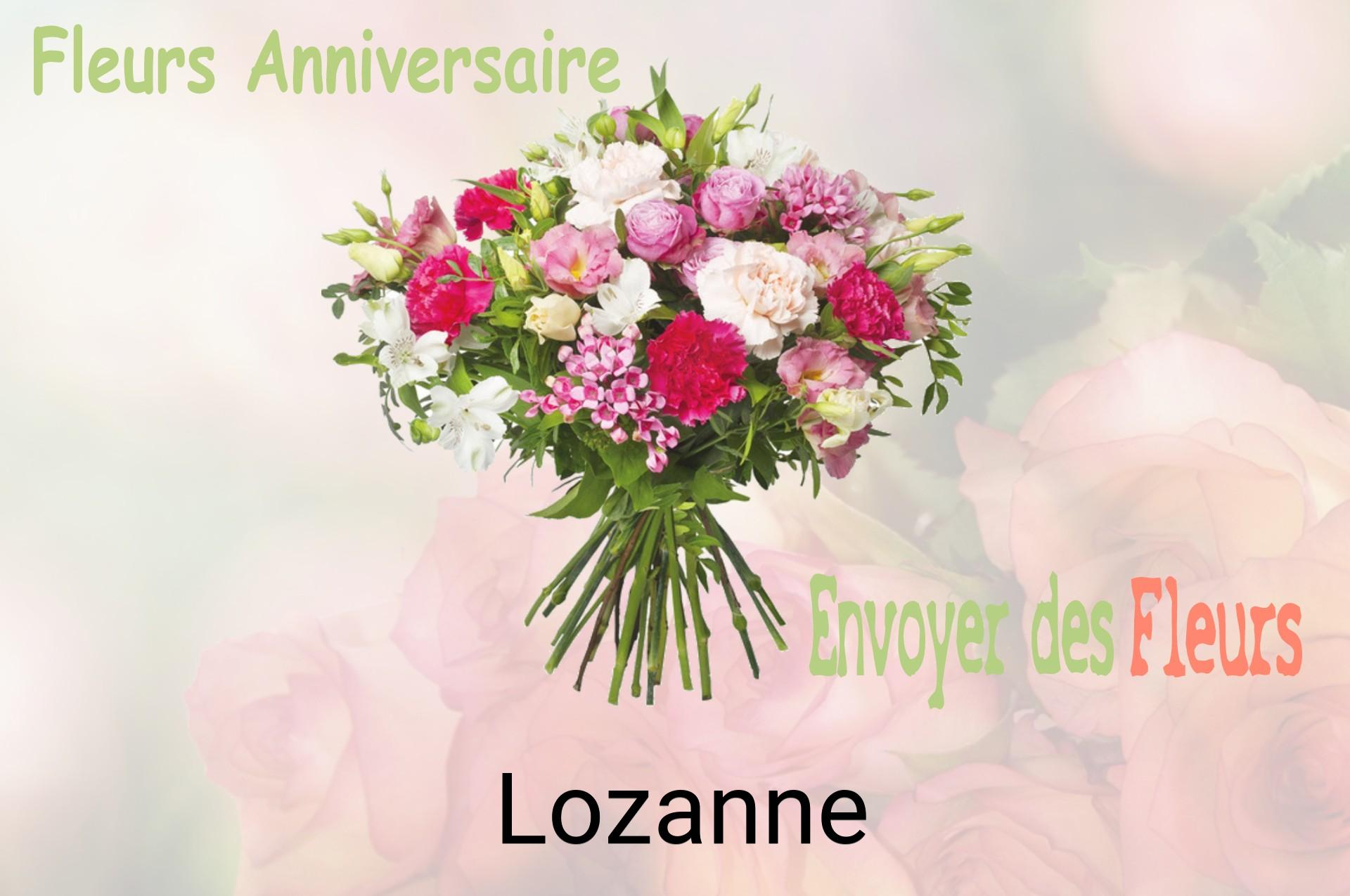 Bouquet de fleurs d’anniversaire livré à Lozanne